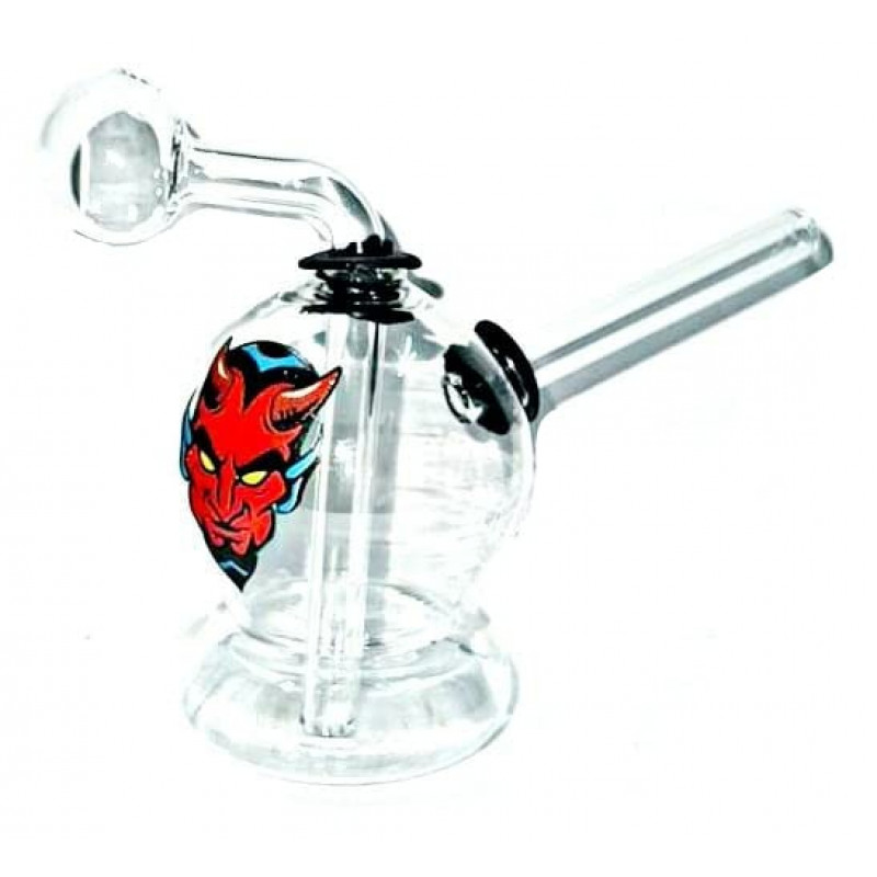 Newzenx Oil Meth Crystal 3.5 Inch Skull/Devil Bong