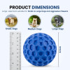 Pet Squeaky Dog Chew Ball Toy | Rubber Golf Ball Chewers Toy
