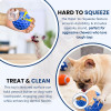 Pet Squeaky Dog Chew Ball Toy | Rubber Golf Ball Chewers Toy