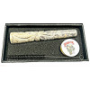 Newzenx Handcrafted Hookah Chillum | 6" Stone Carved | Herb Crusher