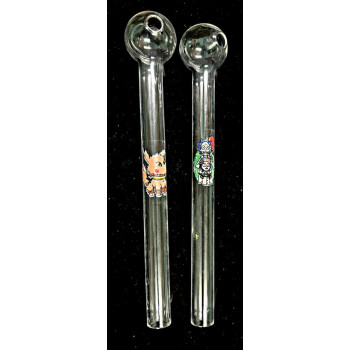Newzenx Oil Meth Crystal Pipe Rick Monty 6 Inch | 12mm/6 Inch/2 Pieces | Pouch & Pipe Cleaner