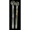 Newzenx Oil Meth Crystal Pipe Rick Monty 6 Inch | 12mm/2 Pcs