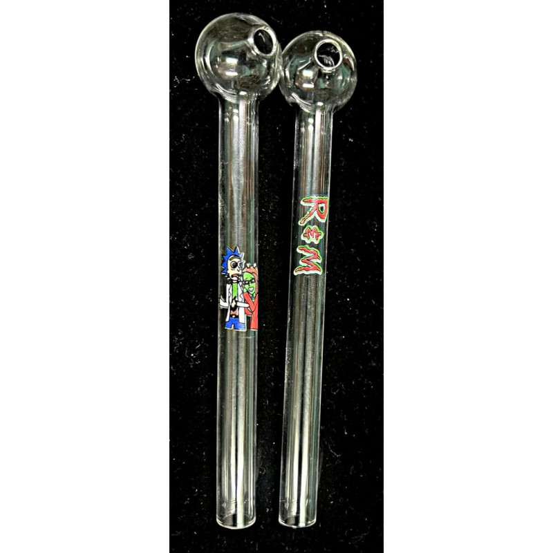 Newzenx Oil Meth Crystal Pipe Rick Monty 6 Inch | 12mm/2 Pcs