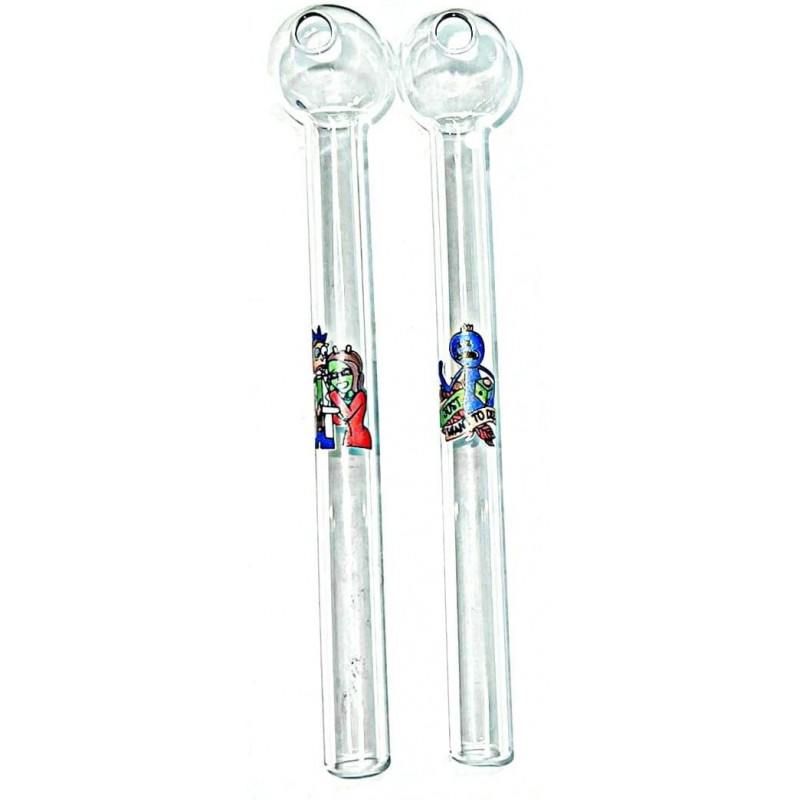 Newzenx Oil Meth Crystal Pipe Rick Monty 6 Inch | 12mm/2 Pcs