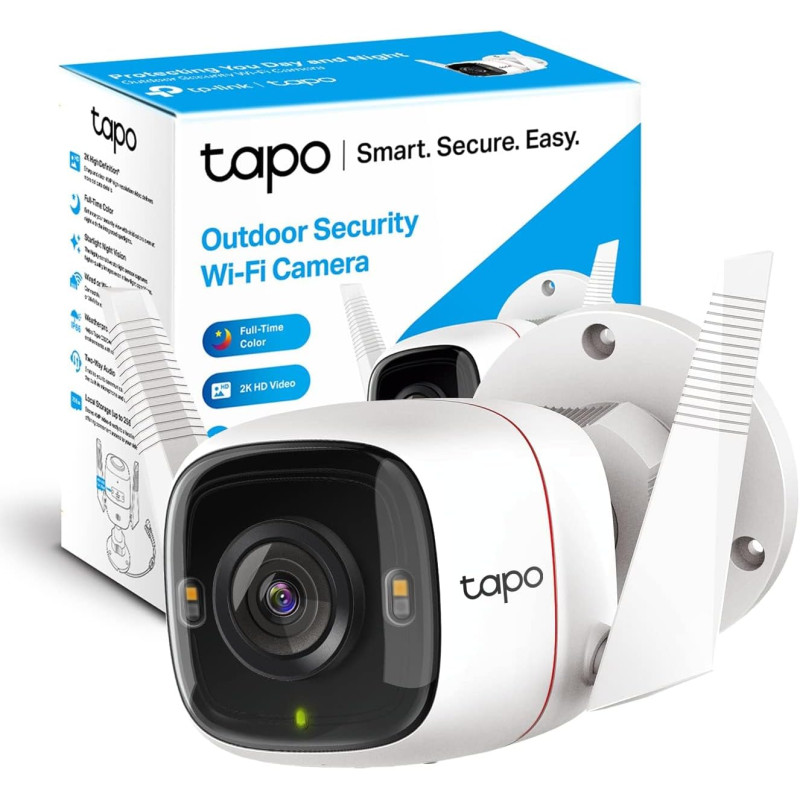 TP-Link C325WB WiFi Outdoor Camera | Tapo 2K QHD | Daylight Clarity at Night