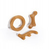 Woodplay Chewing Dog Toy - Brown | Real Wood Fibre Dog Toys