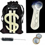 Newzenx 4 Inch Glass Smoking Pipe | ROOR Frost Color Pipe Incl. Pouch & Accessories