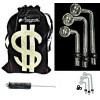 Newzenx Borosilicate Glass Meth Crystal Ece Bong Shooter Combo