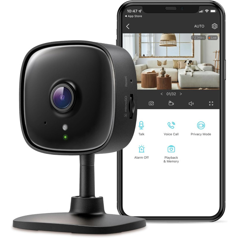 TP-Link Tapo C111 2K Security CCTV Camera | Baby & Pet Monitoring