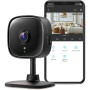 TP-Link Tapo C111 2K Indoor Security CCTV Camera with Baby & Pet Monitor | Dog Surveillance Cam for Home, Office (Black)