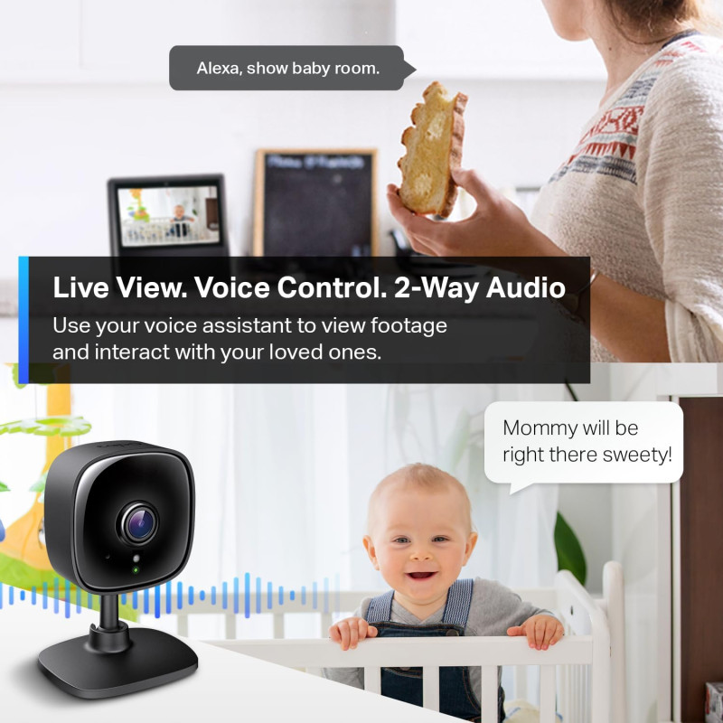 TP-Link Tapo C111 2K Security CCTV Camera | Baby & Pet Monitoring