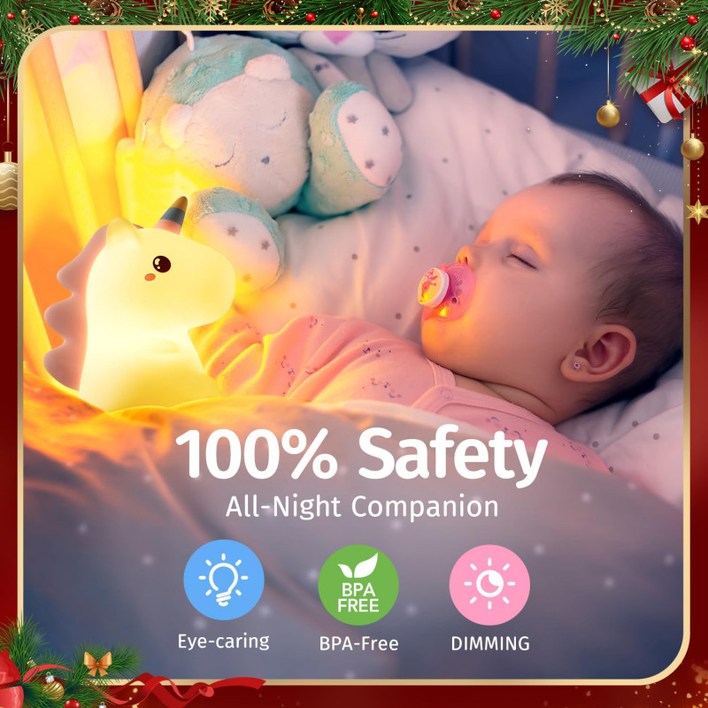 Unicorn Night Light Lamp | 16 Colors Changing & Remote Control | Rechargeable Lamp for Girls, Kids, Teens Gift Unicorn Night Light Lamp | 16 Colors Changing & Remote | Chargeable Lamp