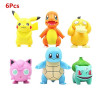 Cartoon Action Figure Toy - 9CM | Collectible for Fans, Kids | PVC Multicolour Pack of 6