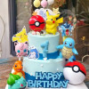 Cartoon Action Figure Toy - 9CM | Collectible for Fans, Kids | PVC Multicolour Pack of 6