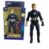 Captain America Action Figure Toy with Lights | 7 Inch Marvel Avengers Superhero For Boys