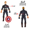 Captain America Action Figure Toy with Lights | 7 Inch Marvel Avengers Superhero For Boys