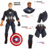Captain America Action Figure Toy with Lights | 7 Inch Marvel Avengers Superhero For Boys