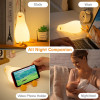 Lying Flat Duck Night Light Lamp | LED Silicone Dimmable Nursery Nightlight | Rechargeable Bedside Touch