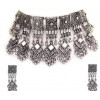 Women's Oxidised Silver Kundan Jewellery Set | Latest Necklace Set
