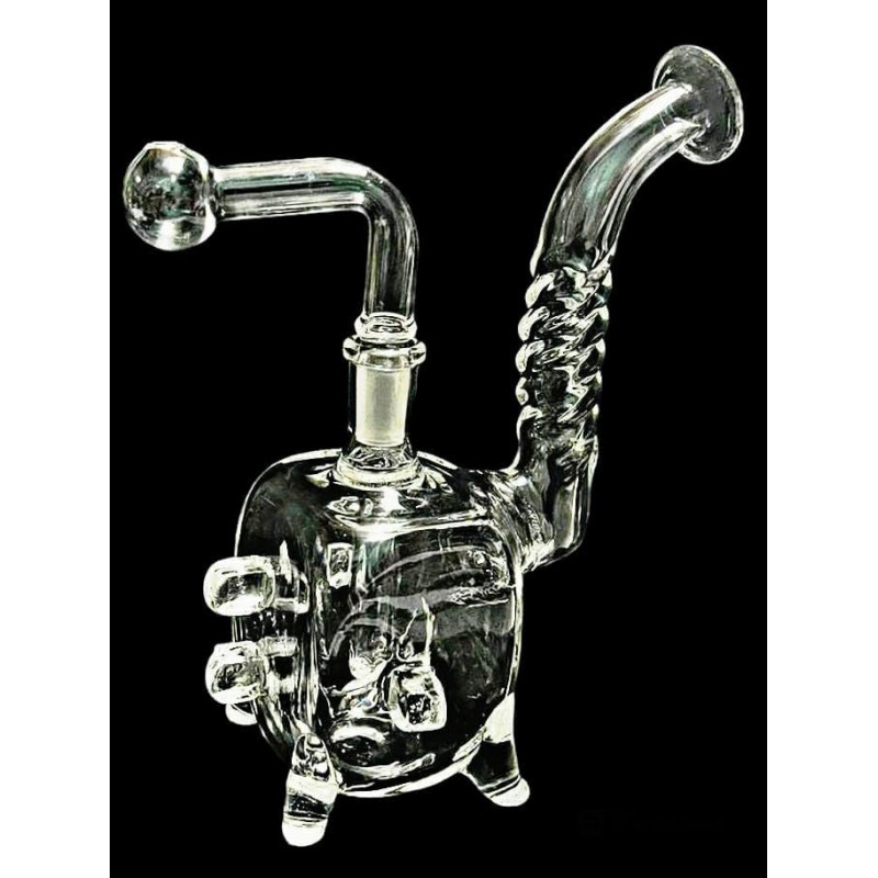 Newzenx Glass Duffused 8 Inch Squire Bong For Oil/Honey/Meth/Weed