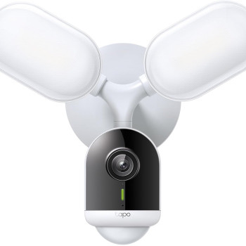 TP-Link Tapo C720 2K+ Outdoor Wired Floodlight Security Camera | 2800 Lm Dimmable, Motion Activated, Person & Vehicle Alert, 24/7 Recording, Local & Cloud Storage
