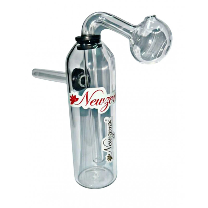 Newzenx 5 Inch Pyrex Glass Oil Burner Water Pipe Bong