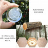 Desidiya Universe Crystal Ball Night Light,2.4 Inch Glass Ball Night LED Lamp with Woodern Base,Decorations Gifts for Men,Women,Kids,Boys,Girls,Teens