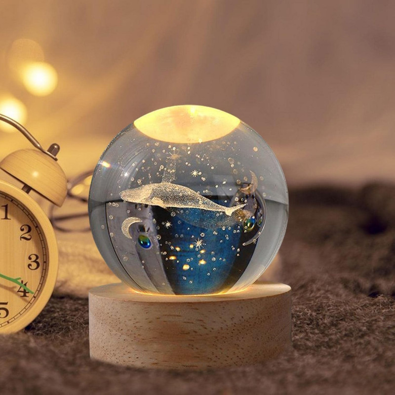 Desidiya Universe Crystal Ball Night Light,2.4 Inch Glass Ball Night LED Lamp with Woodern Base,Decorations Gifts for Men,Women,Kids,Boys,Girls,Teens Desidiya Universe Crystal Ball Night Light,2.4 Inch Glass Ball Night LED Lamp with Woodern Base,Decorations Gifts for Men,Women,Kids,Boys,Girls,Teens