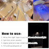 Desidiya Universe Crystal Ball Night Light,2.4 Inch Glass Ball Night LED Lamp with Woodern Base,Decorations Gifts for Men,Women,Kids,Boys,Girls,Teens