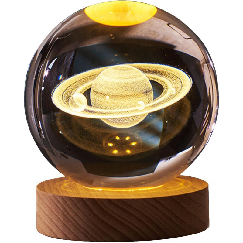 Desidiya Universe Crystal Ball Night Light,2.4 Inch Glass Ball Night LED Lamp with Woodern Base,Decorations Gifts for Men,Women,Kids,Boys,Girls,Teens Desidiya Universe Crystal Ball Night Light,2.4 Inch Glass Ball Night LED Lamp with Woodern Base,Decorations Gifts for Men,Women,Kids,Boys,Girls,Teens