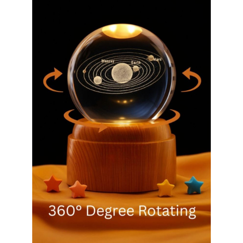 Desidiya Universe Crystal Ball Night Light,2.4 Inch Glass Ball Night LED Lamp with Woodern Base,Decorations Gifts for Men,Women,Kids,Boys,Girls,Teens Desidiya Universe Crystal Ball Night Light,2.4 Inch Glass Ball Night LED Lamp with Woodern Base,Decorations Gifts for Men,Women,Kids,Boys,Girls,Teens