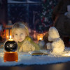 Desidiya Universe Crystal Ball Night Light,2.4 Inch Glass Ball Night LED Lamp with Woodern Base,Decorations Gifts for Men,Women,Kids,Boys,Girls,Teens