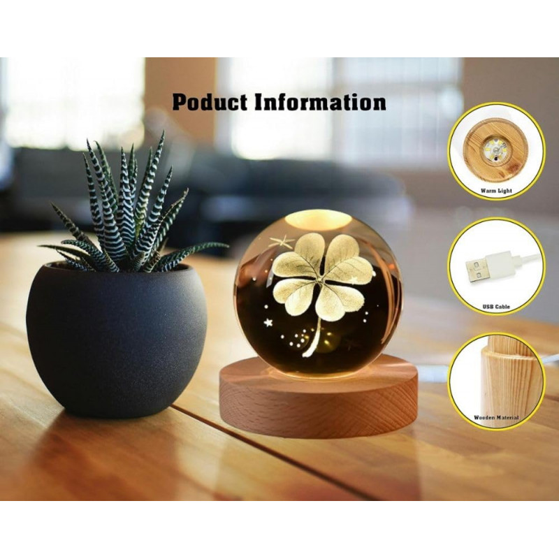 Desidiya Universe Crystal Ball Night Light,2.4 Inch Glass Ball Night LED Lamp with Woodern Base,Decorations Gifts for Men,Women,Kids,Boys,Girls,Teens Desidiya Universe Crystal Ball Night Light,2.4 Inch Glass Ball Night LED Lamp with Woodern Base,Decorations Gifts for Men,Women,Kids,Boys,Girls,Teens