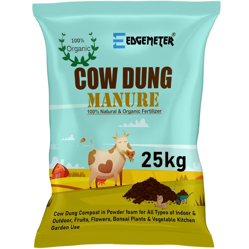 Cow Dung Manure for Plants 25kg | Gobar Khad | Gobar ki Khad Compost