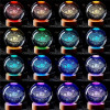 GITGRNTH 3D Galaxy Crystal Ball Lamp With Light Changing Wooden Base - 2.36 Inch Solar System Night Light, 3D Crystal Ball, Galaxy Ball, Galaxy Ball Lamp (16 Color),Led