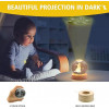GITGRNTH 3D Galaxy Crystal Ball Lamp With Light Changing Wooden Base - 2.36 Inch Solar System Night Light, 3D Crystal Ball, Galaxy Ball, Galaxy Ball Lamp (16 Color),Led