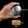 ALLWIN HOUSEWARE 3D Planet Crystal Ball Night Lamp, Solar System Night Light, USB Table Colorful LED Wooden Crystal for Teens Boys and Girls
