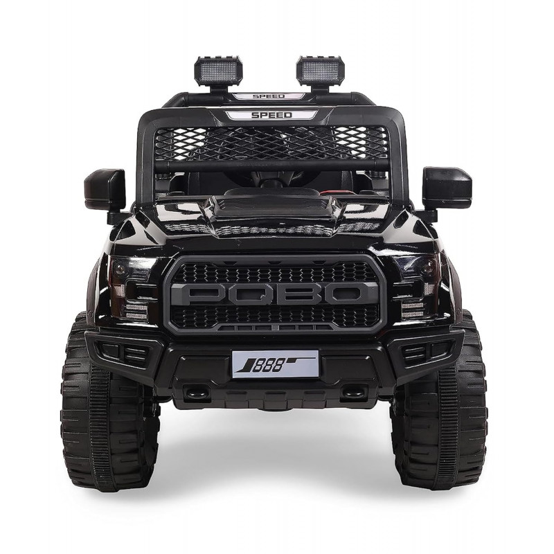 Jeep for Kids | 12V Battery Ride On Car (Dark Black)