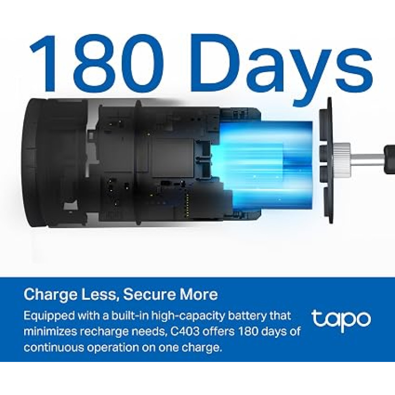 TP-Link Tapo C403 Security Camera | 1080P Color Night Vision | Wireless CCTV