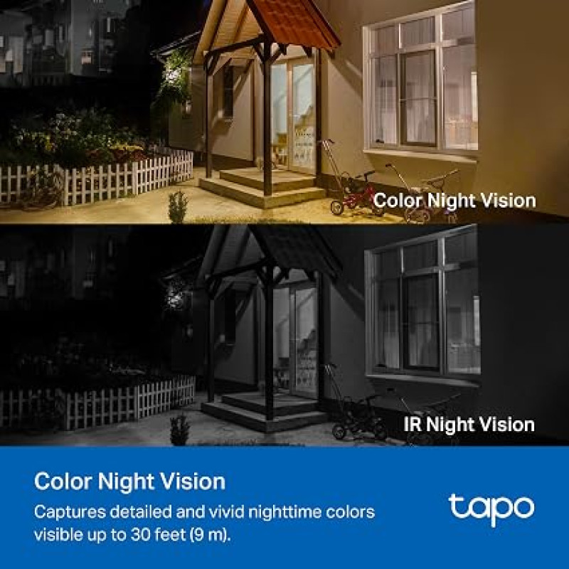 TP-Link Tapo C403 Security Camera | 1080P Color Night Vision | Wireless CCTV