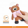Latex Bear Squeaky Dog Toy - Brown | 100% Latex, Squeaker