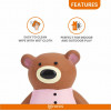 Latex Bear Squeaky Dog Toy - Brown | 100% Latex, Squeaker