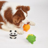 Latex Panda Ball Soft Dog Toy | Squeaker Inside - Black&White