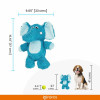 Tough Elephant Plush Dog Toy | Squeaker Inside, Machine Washable