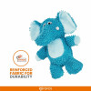 Tough Elephant Plush Dog Toy | Squeaker Inside, Machine Washable
