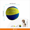 Ball Dog Toy | Yellow, Squeaker | Pet Toys for All Breeds