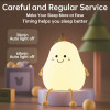 Rechargeable Silicone Pear Night Lamp, Touch Control 7 Color LED Light | Kids Bedroom Decor