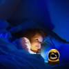 Desidiya Lord Ganesh Ji Crystal Ball Night Light 2.4 Inch Glass Ball Night LED Lamp with Woodern Base Perfect for Gift