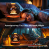 Desidiya Lord Ganesh Ji Crystal Ball Night Light 2.4 Inch Glass Ball Night LED Lamp with Woodern Base Perfect for Gift