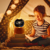 Desidiya Lord Ganesh Ji Crystal Ball Night Light 2.4 Inch Glass Ball Night LED Lamp with Woodern Base Perfect for Gift